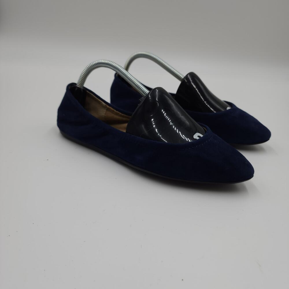BCBGeneration Blue Suede Flats Size 6